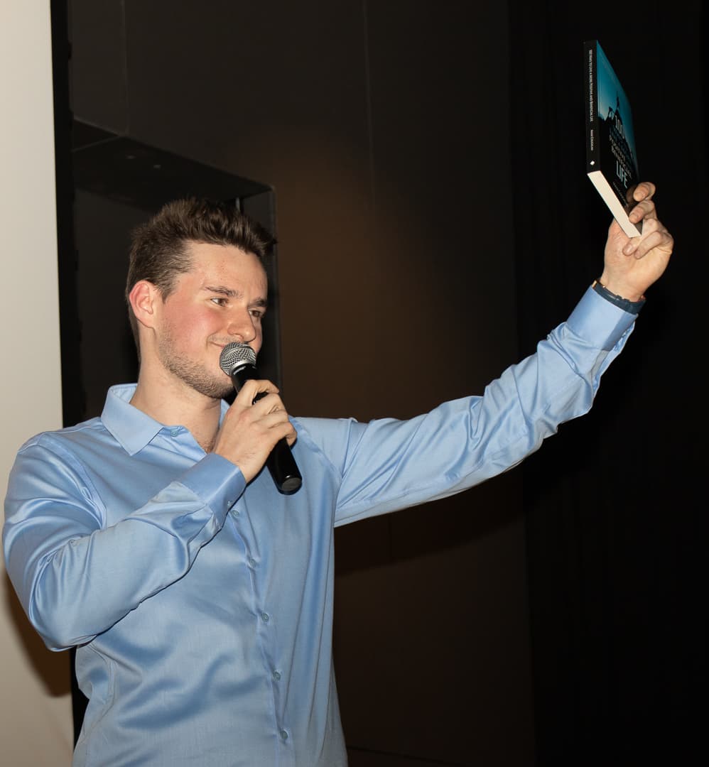 Book launch audience