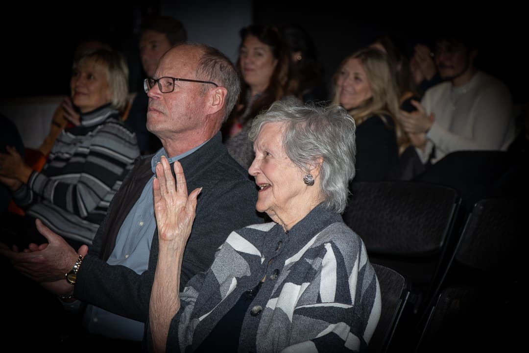 Three friends laughing